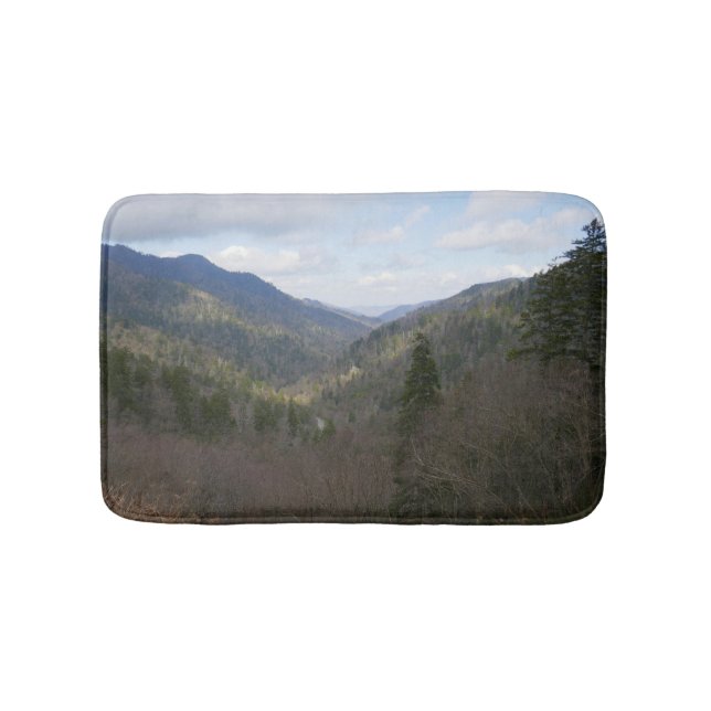 Alfombrilla De Baño Morton Overlook at Great Smoky Mountains (Anverso)