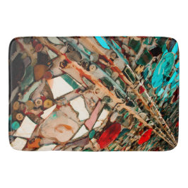 Alfombrilla De Baño Mosaico abstracto colorido