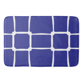 Alfombrilla De Baño Mosaico Blue Uneven Squares