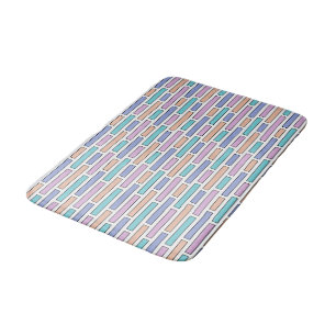 Alfombrilla De Baño Mosaico de ladrillos pastorales