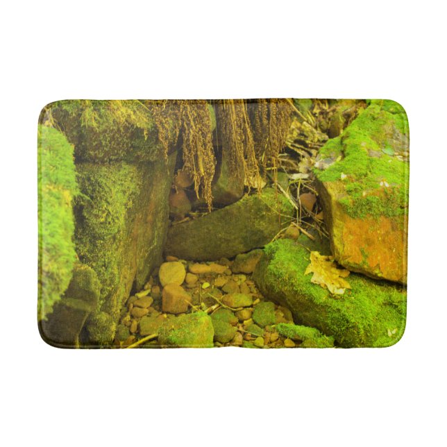 Alfombrilla De Baño Moss and Stone – Hungarian Falls, Upper Peninsula (Anverso)