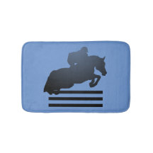 Mostrar saltador limpiando un obstáculo.