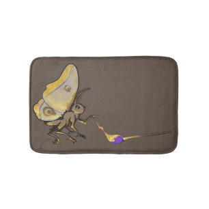 Alfombrilla De Baño Moth Bath Mat