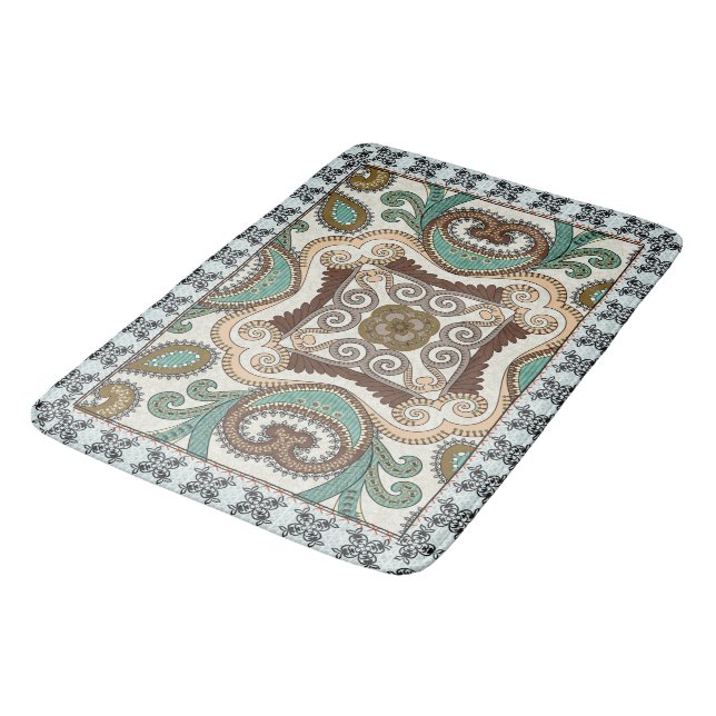 Alfombrilla De Baño Moto de mosaico (Angular)