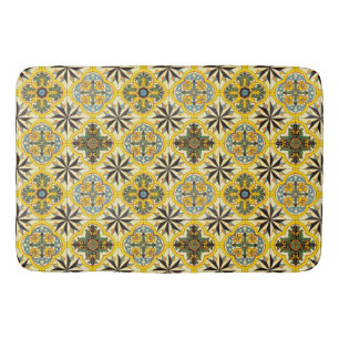 Alfombrilla De Baño Moto de mosaico