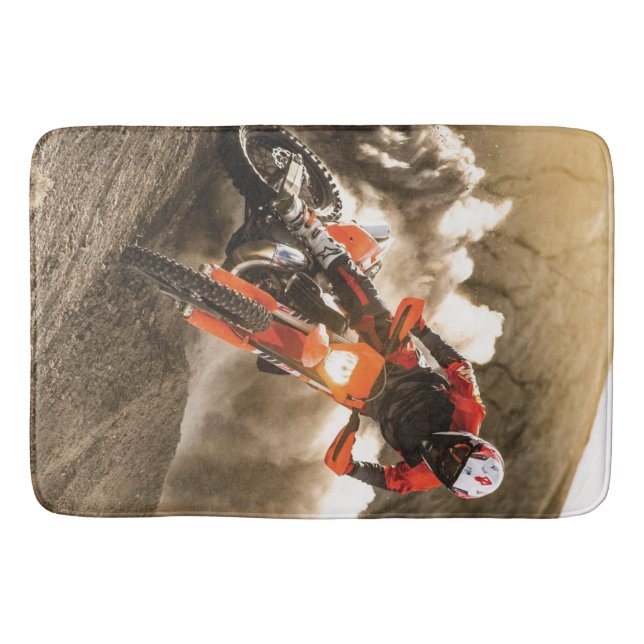 Alfombrilla De Baño Motocross Rider (Anverso)