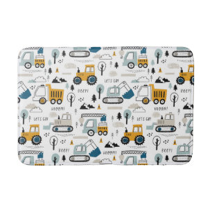 Alfombrilla De Baño Mover el patrón de vehículo