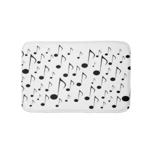 Alfombrilla De Baño Muchas notas musicales
