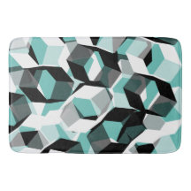 Muchos hexágonos con partes incoloras, sobre luz v