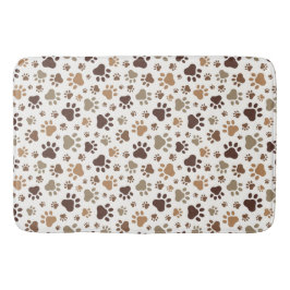 Alfombrilla De Baño Muddy Paw Prints Bath Mat