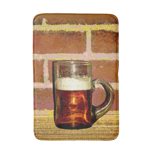 Alfombrilla De Baño Mug of Beer Bath Mats (Frente vertical)