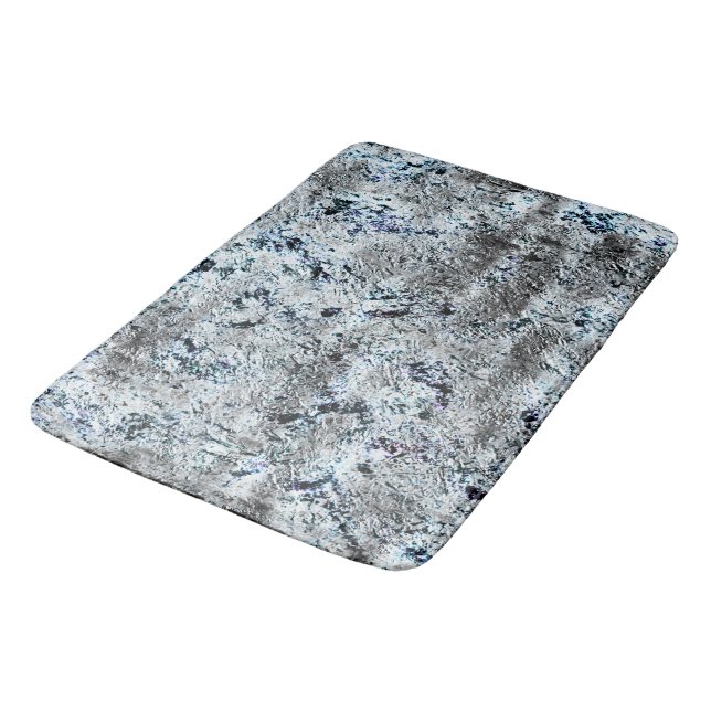 Alfombrilla De Baño Muito Rústico fungo prateado sujo de carbono (Angular)