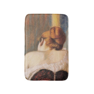 Alfombrilla De Baño Mujer en un corsé (por Federico Zandomeneghi)