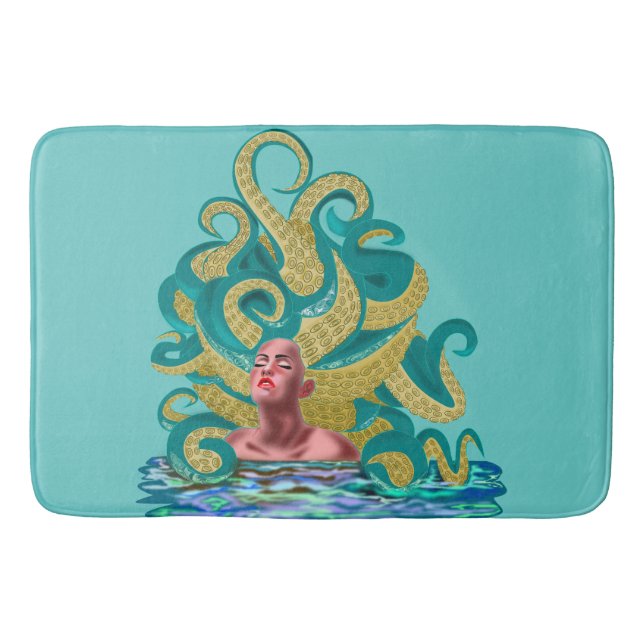 Alfombrilla De Baño Mujer Octopus Bath Mat (Anverso)