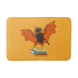 Alfombrilla De Baño Murciélago Lector | Bibliotecaria Caprichosa con L