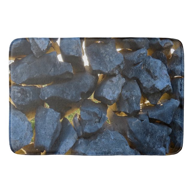Alfombrilla De Baño Muro de piedra de estilo croata (Anverso)