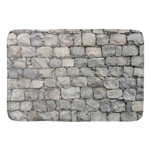 Alfombrilla De Baño Muro de piedra seca