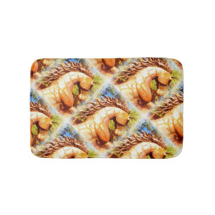 Alfombrilla De Baño mustang stallion