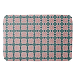 Alfombrilla De Baño Muster mit zartrosa Blüten