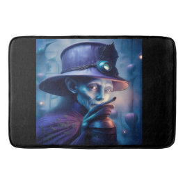 Alfombrilla De Baño Mysterious Lady Pointing Finger At You