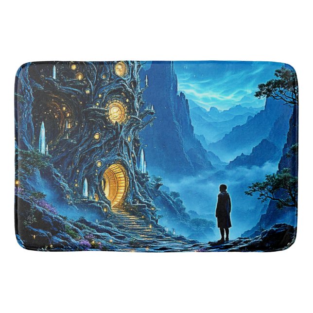 Alfombrilla De Baño Mystic Tree Home Dreamscape (Anverso)