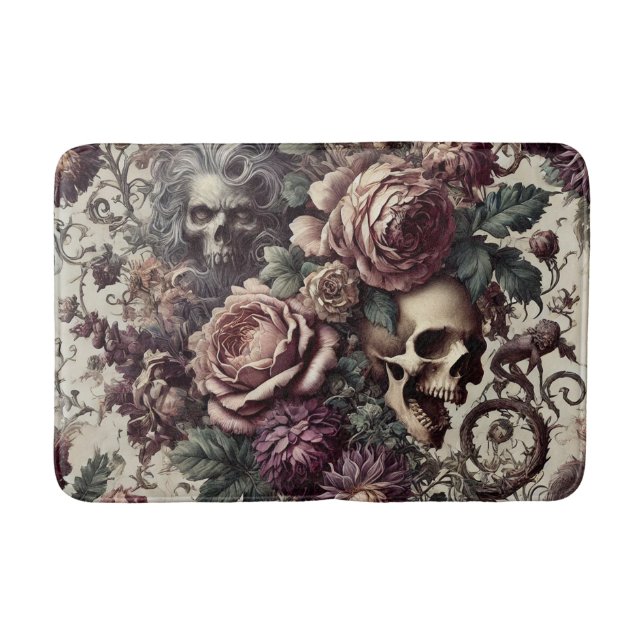 Alfombrilla De Baño Nacido en Bloom - Victoriano Gótico (Anverso)