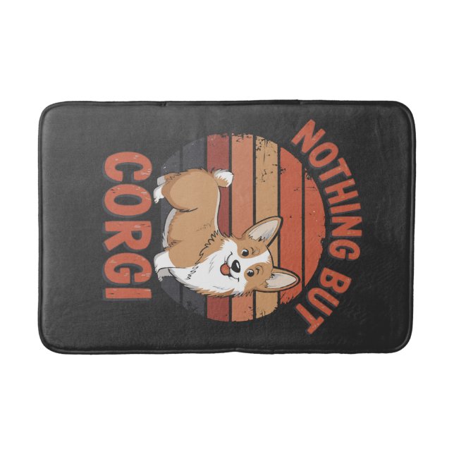 Alfombrilla De Baño Nada Más Corgi (Anverso)