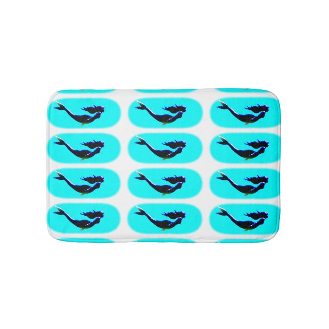 Alfombrilla De Baño nadando en compresas subacuáticas (Anverso)