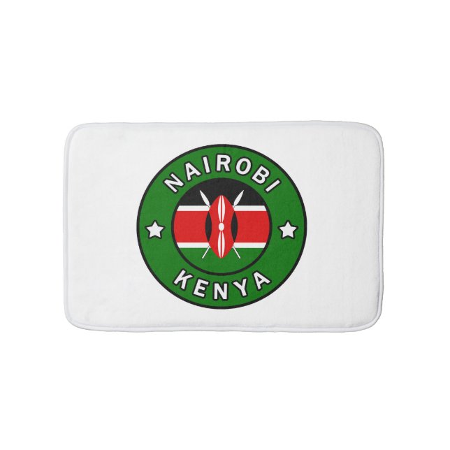 Alfombrilla De Baño Nairobi Kenya (Anverso)
