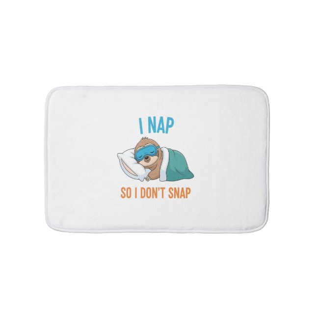 Alfombrilla De Baño Nap para que no me muevas. (Anverso)