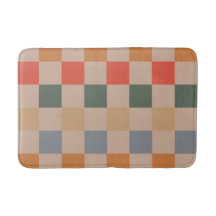 Naranja azul beige Brown Checkered Gingham Pattern