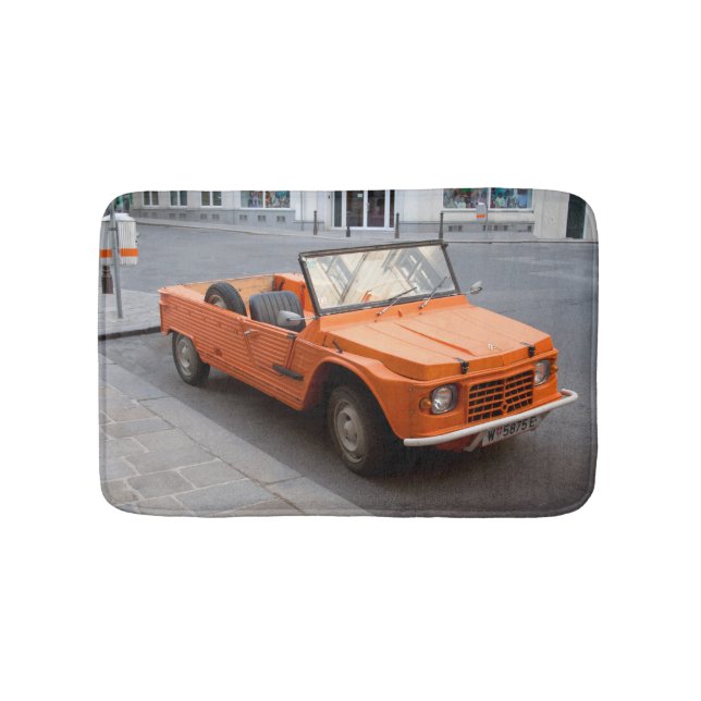 Alfombrilla De Baño Naranja Citroen Mehari (Anverso)