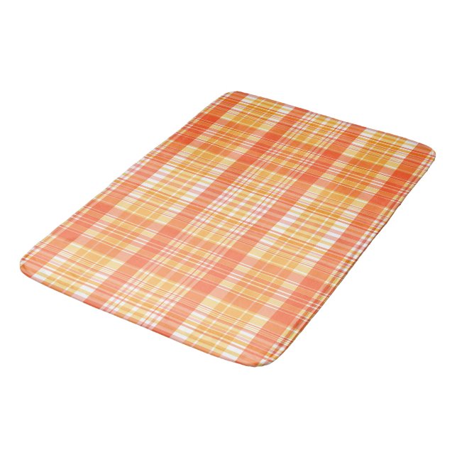 Alfombrilla De Baño Naranja del país Láminas Amarillas (Angular)