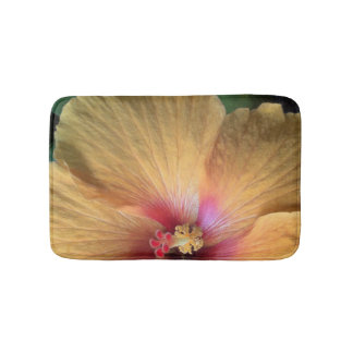 Alfombrilla De Baño Naranja Hibiscus Ruffle
