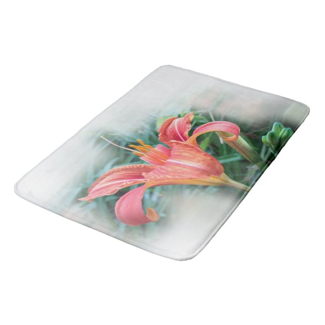 Alfombrilla De Baño naranja lily (Angular)