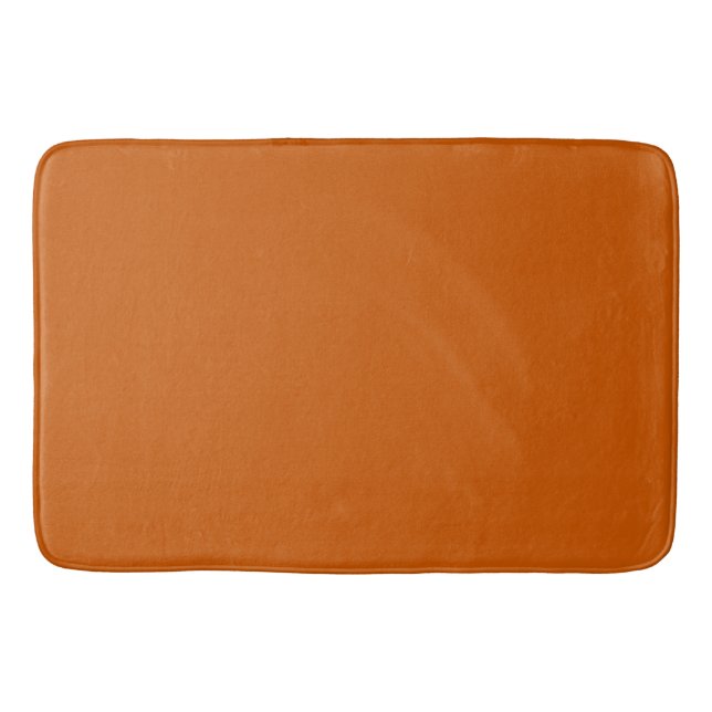 Alfombrilla De Baño Naranja quemado (Anverso)