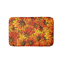 Alfombrilla De Baño Naranja Sunflowers