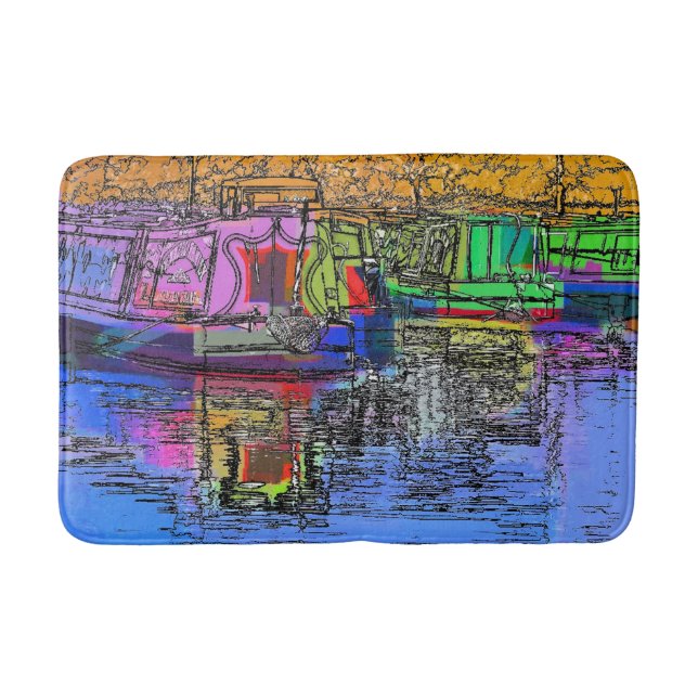 ALFOMBRILLA DE BAÑO NARROWBOATS (Anverso)