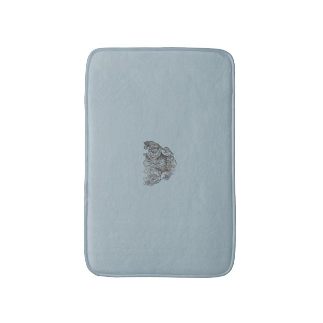 Alfombrilla De Baño Nattier-blue Angel – Coat of arms – Emblem (Frente vertical)