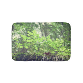 Alfombrilla De Baño Naturaleza de las plantas verdes del suelo foresta