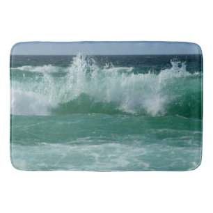 Alfombrilla De Baño Nature Beach Waves de mar Plantilla moderna Grande