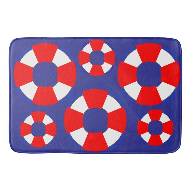 Alfombrilla De Baño Nautical Bathroom Mat (Anverso)