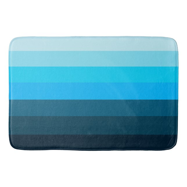 Alfombrilla De Baño Nautical Blues Bath Mat (Anverso)