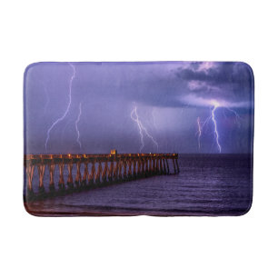 Alfombrilla De Baño Navarre Florida Lightning Storm