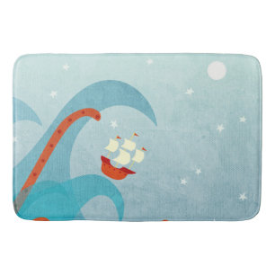 Alfombrilla De Baño Navegación por Monstruo del Mar