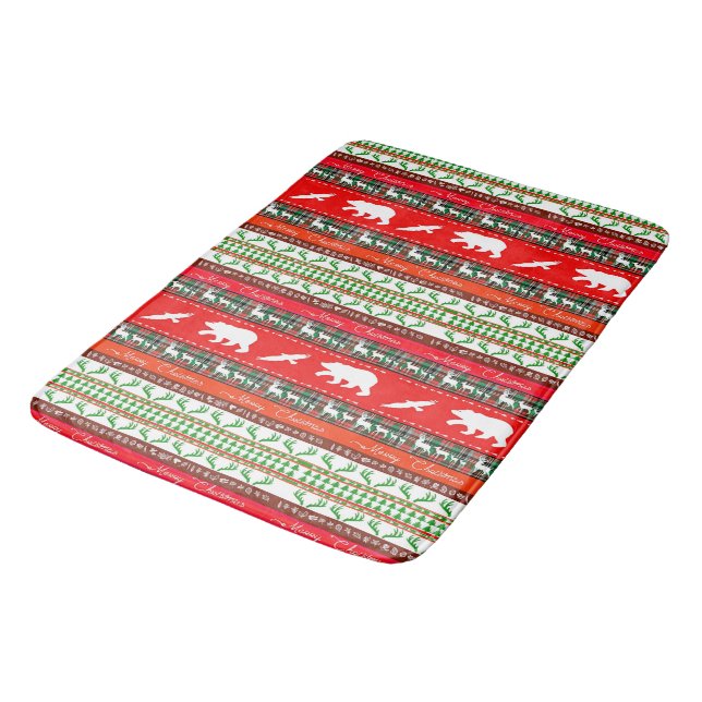 Alfombrilla De Baño Navidad en el bosque (Angular)
