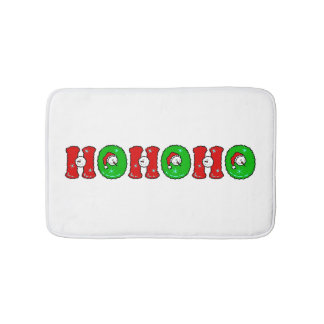 Alfombrilla De Baño Navidad lindo del muñeco de nieve de la risa de