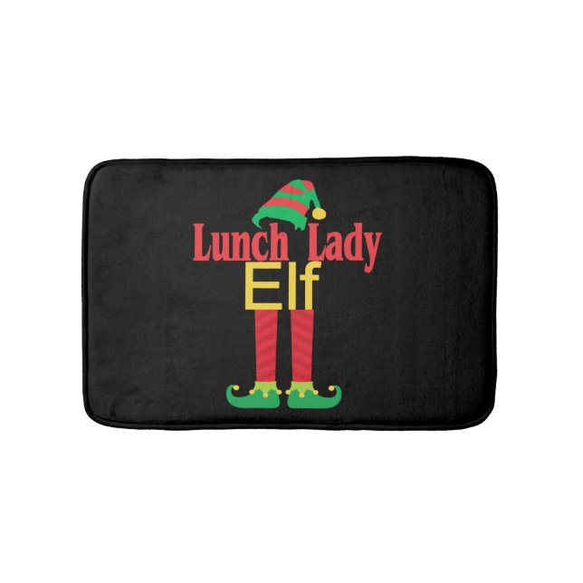 Alfombrilla De Baño Navidades Almuerzo de Lady Elf con vacaciones de G (Anverso)