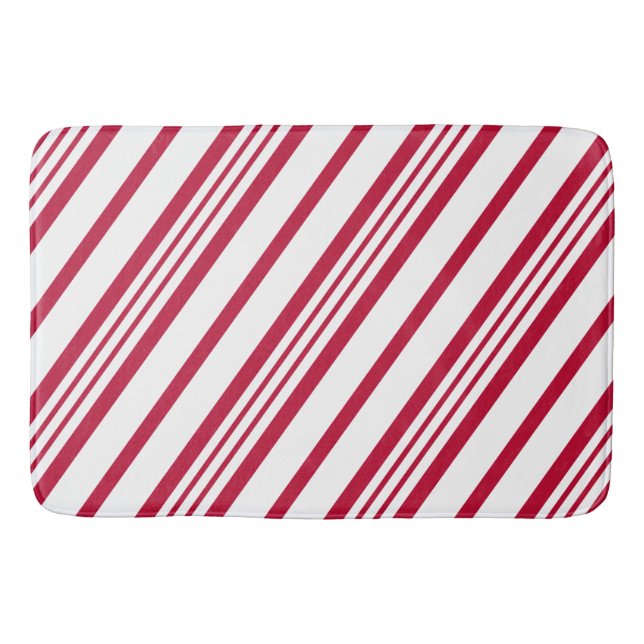 Alfombrilla De Baño Navidades Candy Cane Stripe (Anverso)