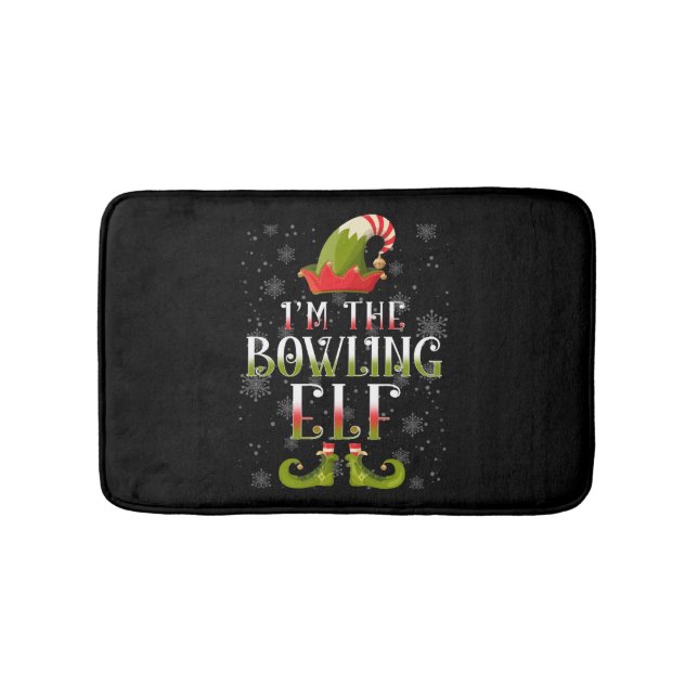 Alfombrilla De Baño Navidades de Bowling Elf (Anverso)